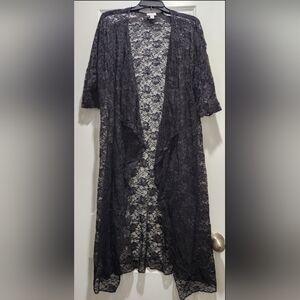 LuLaRoe Black Lace Cardigan